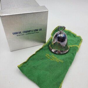 Vintage Reed & Barton Silver Plate Bell Engraved Christmas 1976